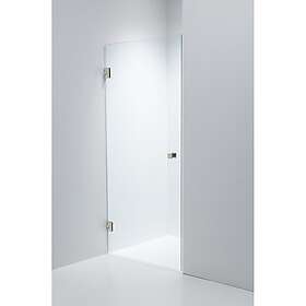 Duschbyggarna Duschdörr Swing Design Rostfri 700x1913 mm / Klarglas / Vänsterhängd