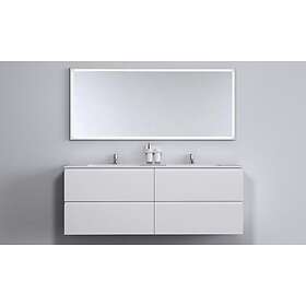 Copenhagen Bath Tvättställsskåp Malmö 160 Inkl. Handfat Dubbla handfat