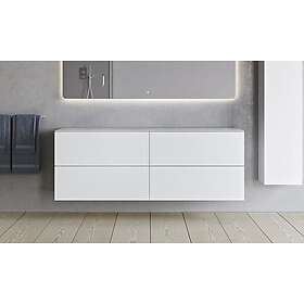 Copenhagen Bath Tvättställsskåp SQ2 160 Dobbel Utan handfat