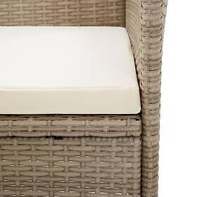 vidaXL Matryhmä för trädgården 3 delar beige 3071890