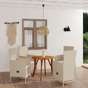 vidaXL Matryhmä för trädgården 5 delar beige 3071774