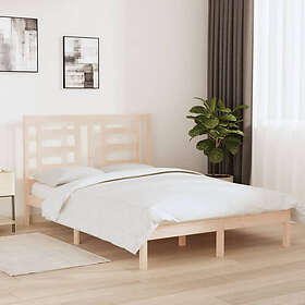 vidaXL Sängynrunko massiv furu 135x190 cm dubbel 3104323
