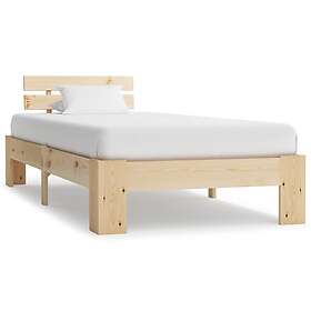 vidaXL Bed Frame massiv furu 90x200 cm 283160