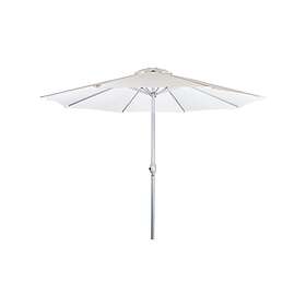 Parasoll BAHAMA D27m med vev Hvit/Silver 19357
