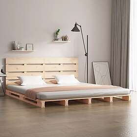 vidaXL Bed Frame 135x190 cm massiv furu 3120162