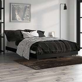 vidaXL Sängynrunko svart 120x190 cm konstruerat trä 832190