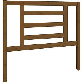 vidaXL Sängynpääty honungsbrun 106x4x100 cm massiv furu 818808