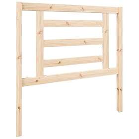 vidaXL Sengegavl 96x4x100 cm massiv furu 818800