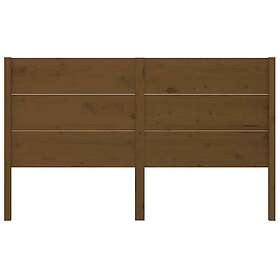 vidaXL Sängynpääty honungsbrun 166x4x100 cm massiv furu 818733