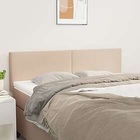 vidaXL Huvudgavlar 2 st cappuccino 72x5x78/88 cm konstläder 345797