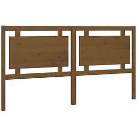 vidaXL Sengegavl honungsbrun 185,5x4x100 cm massiv furu 817958