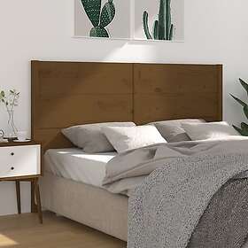 vidaXL Sängynpääty honungsbrun 141x4x100 cm massiv furu 818718