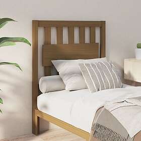 vidaXL Sänggavel honungsbrun 80.5x4x100 cm massiv furu 818548