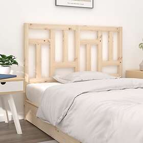 vidaXL Sengegavl 155,5x4x100 cm massiv furu 818975