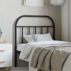 vidaXL Sängynpääty metall svart 80 cm 353662