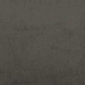 vidaXL Ramsäng med madrass mörkgrå 140x190 cm sammet 3144328