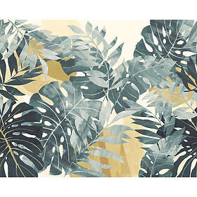 Palm Ohpopsi Textured Petrol & Straw ICN50121M