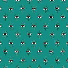 Turquoise furn. Theia Wallpaper THEIA/WP1/TUR