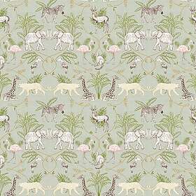Serengeti furn. Wallpaper Sage Green SERENGET/WP1/SGR
