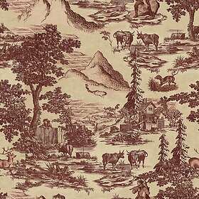Tyrol Mindthegap Toile Du Burgundy WP30147