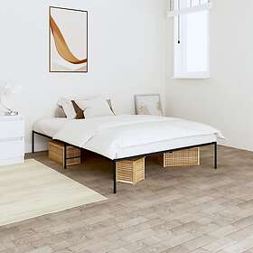 vidaXL Bed Frame metall svart 120x200 cm 350844