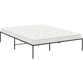 vidaXL Bed Frame metall svart 150x200 cm 350848