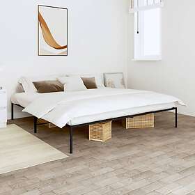 vidaXL Bed Frame metall svart 200x200 cm 350853