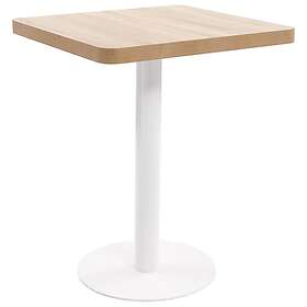 vidaXL Bistrobord ljusbrun 60X60 cm MDF 286429