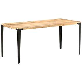 vidaXL Table de salle à manger 160x80x76 cm Bois de manguier massif 286364