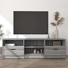 vidaXL Support TV grå sonoma 150x33,5x45 cm konstruerat trä 817115