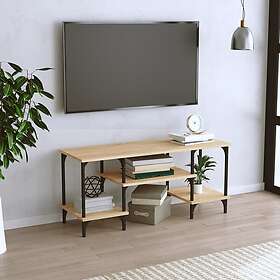 vidaXL TV Stand sonoma-ek 102x35x45.5 cm konstruerat trä 826331