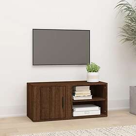 vidaXL TV-taso brun ek 80x31,5x36 cm konstruerat trä 819450