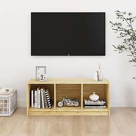 vidaXL TV-bænk 104x33x41 cm massiv furu 809960