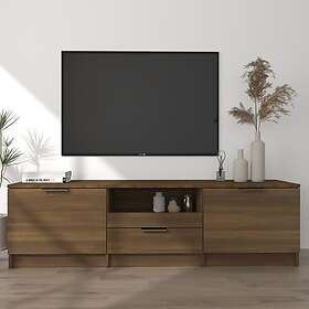 vidaXL TV-benk brun ek 140x35x40 cm konstruerat trä 817113