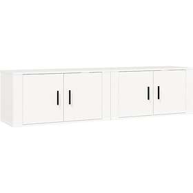 vidaXL TV-skap 2 stk hvit 80x34.5x40 cm