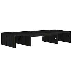 vidaXL Skärmställ grå 60x24x10.5 cm massiv furu 813938