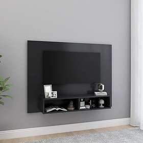vidaXL Väggmonterat tv-skåp grå 120x23.5x90 cm konstruerat trä 808271