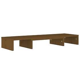 vidaXL Skärmställ honungsbrun 80x24x10,5 cm massiv furu 813942