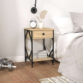 vidaXL Yöpöytä 2 st sonoma-ek 40x42x60 cm konstruerat trä 826338