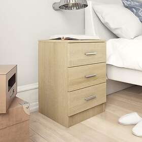 vidaXL Nightstand 2 pcs Sonoma Oak 38x35x56cm Engineered Wood 800457