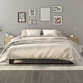 vidaXL Sängbord 2 st sonoma-ek konstruerat trä 812067