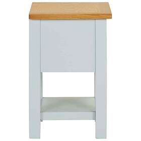 vidaXL Sängbord 36x30x47 cm massiv ek 288620