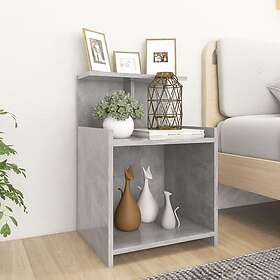 vidaXL Nightstand 2 pcs Concrete Grey 40x35x60cm Engineered Wood 806184