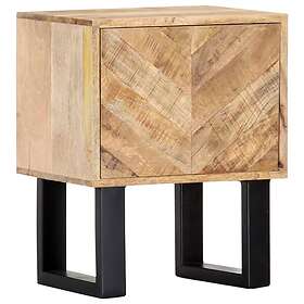 vidaXL Sängbord 40x30x50 cm massivt mangoträ 287371