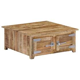 vidaXL Soffbord 70x70x30 cm massivt mangoträ 247693
