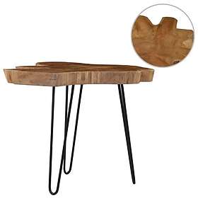 vidaXL Soffbord (60-70)x45 cm teak 281643