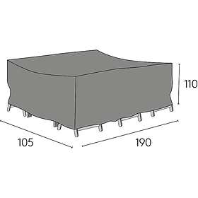 Hillerstorp Möbelskydd 105x190x110 cm Grå 941911