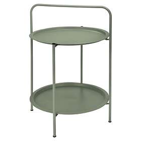 vidaXL ProGarden Utomhusbord med 2 brickor 50x66 cm matt grön 442227