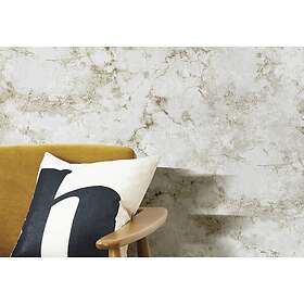 vidaXL Noordwand Tapet Friends & Coffee Marble Concrete grå och metallic 444870