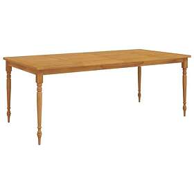 vidaXL Bataviabord 200x100x75 cm massiv teak 319166